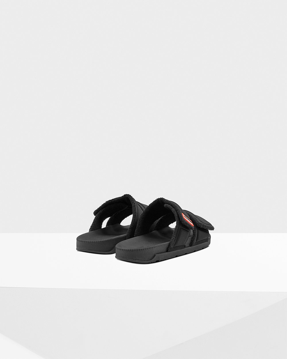 Women Hunter Original Double Strap | Slides Black | NZ-1694-RVLW